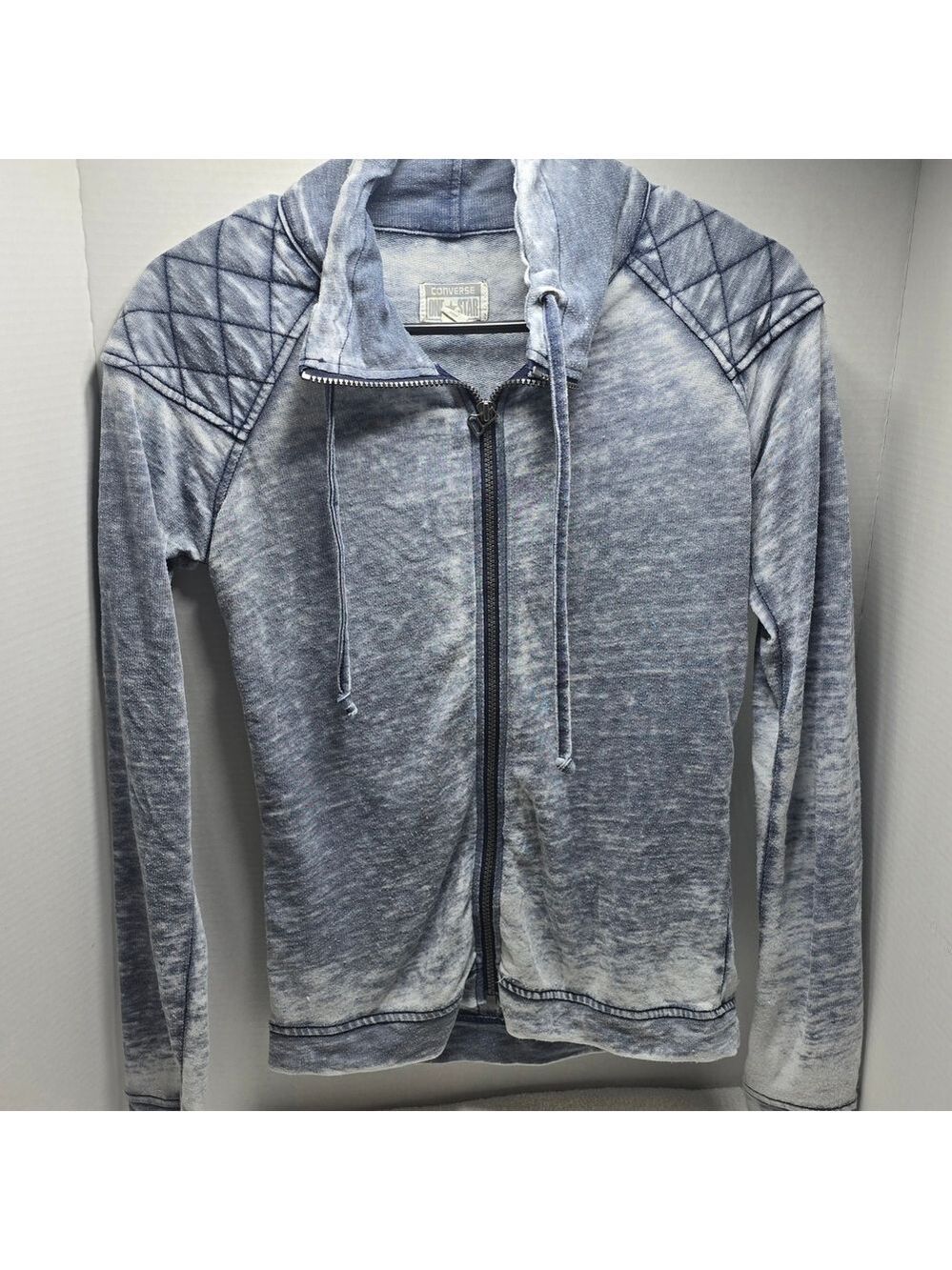 Converse Washed Blue Jacket Vintage
